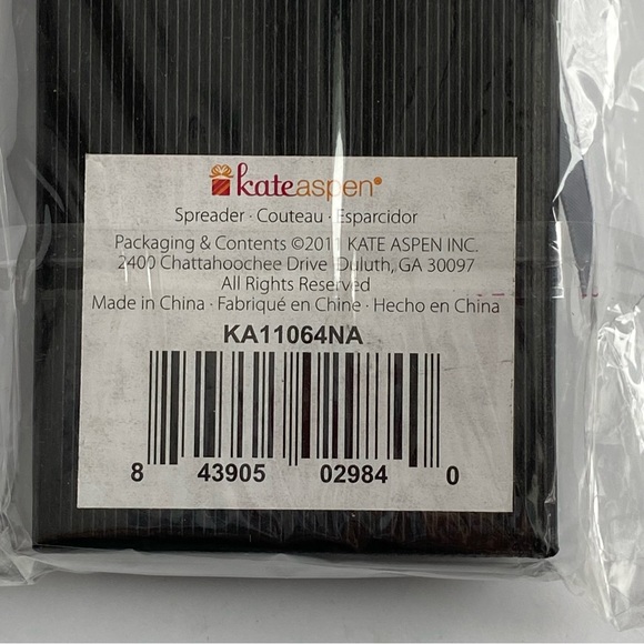 Kate Aspen "Spread The Love" Spreader -  Brand New In Original Box Cheese knife - Picture 5 of 15